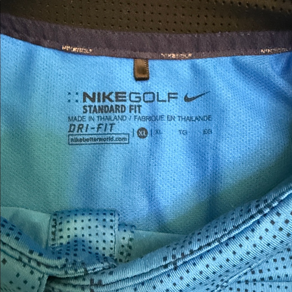 Nike Dri-Fit Golf Polo from 2016 US Open at Oakmont (Royal Blue/ Size XL) - Picture 2 of 5